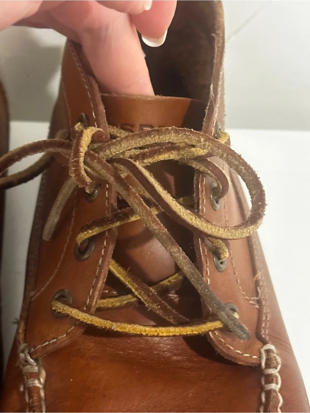 Sperry Top-Sider Leather Chukka Boat Shoes Men’s 8.5 Made In USA Heritage